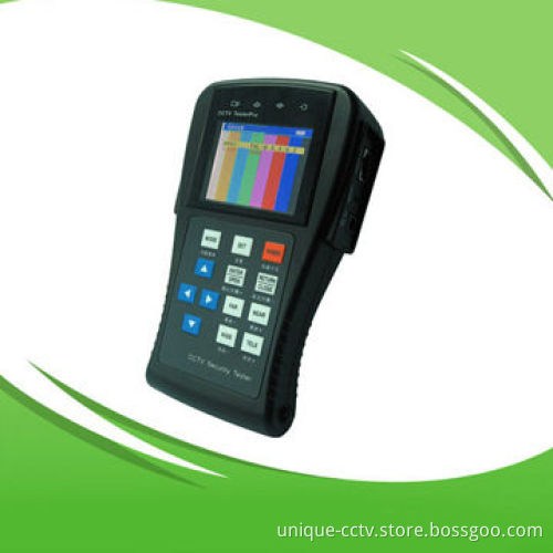 3.5" TFT-LCD CCTV Tester, Ping, IP scan, LCD Brightness/Contrast/Color Saturation are Adjustable